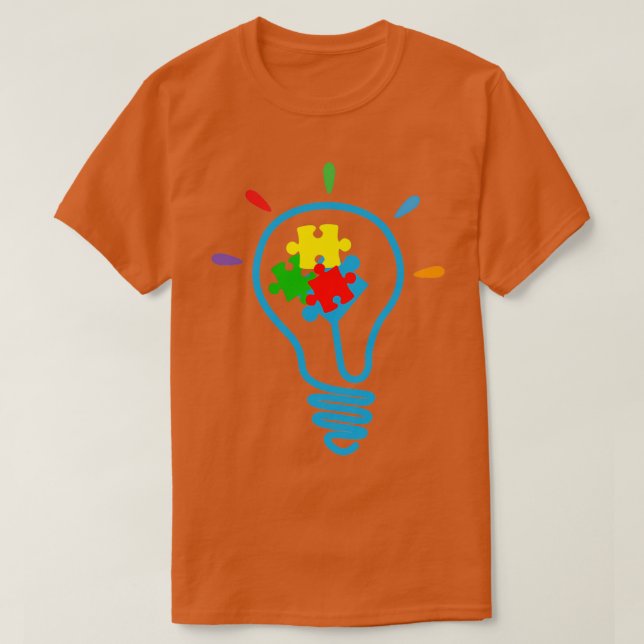 Light It Up Autism Awareness 1 T-Shirt (Design Front)