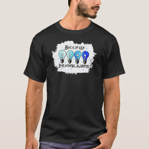 Light It Up Blue Autism Awareness Present Autism T T-Shirt