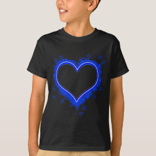 Light It Up Blue Autism Heart Puzzle Pieces Autism T-Shirt