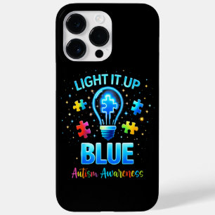 Light It Up Blue Autistic Autism Awareness Case-Mate iPhone 14 Pro Max Case