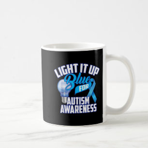 Light It Up Blue For Autism Awareness Gifts Blue R Coffee Mug