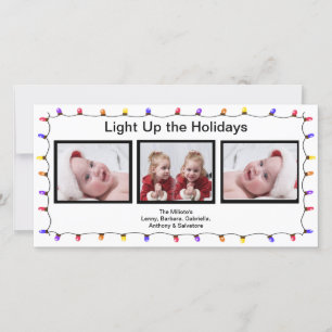 Light It Up! Christmas Photo Card