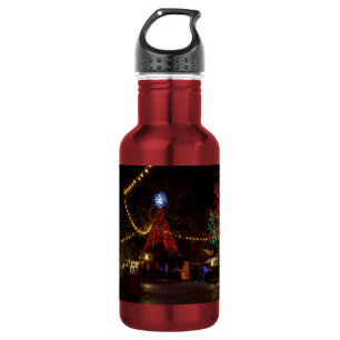 Light It Up For Christmas Stainless Steel Water Bo 532 Ml Water Bottle