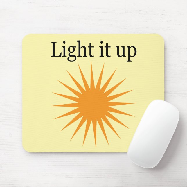 Light it up mouse mat (With Mouse)