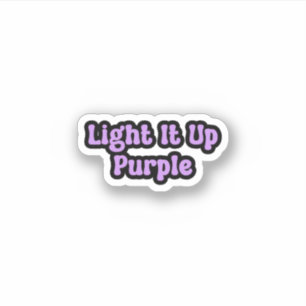Light it Up Purple Epilepsy Awareness
