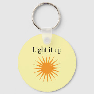 Light it up, yellow key ring