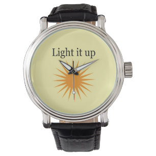 Light it up, yellow watch