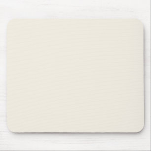 Light Ivory Beige Solid Trend Colour Background Mouse Mat