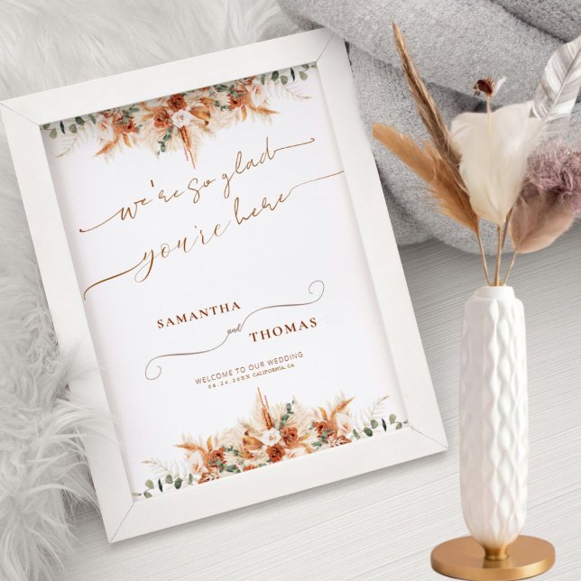 Light Ivory Modern Minimal Wedding Welcome Sign (Creator Uploaded)