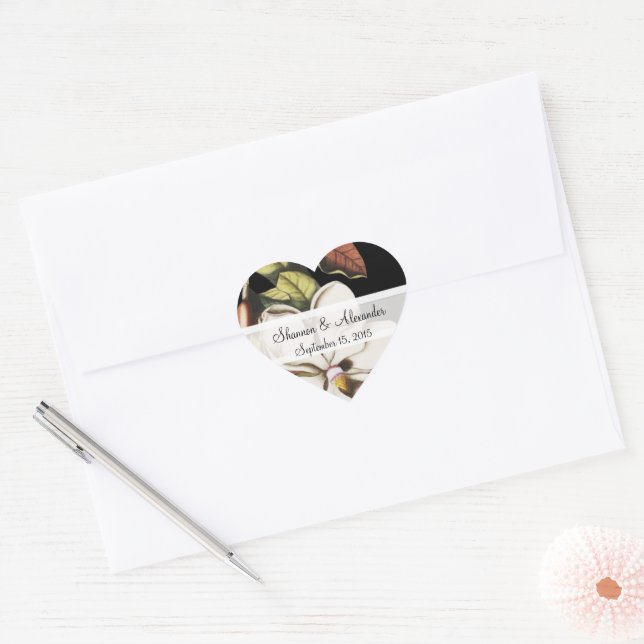 Light Ivory Vintage Magnolia Stickers (Envelope)