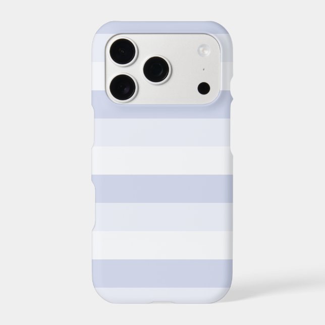 Light Lavender Blue Snow horizontal stripes (Back)