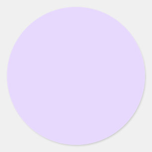 Light Lavender Classic Round Sticker