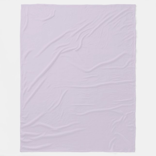 Light Lavender Fleece Blanket (Front)