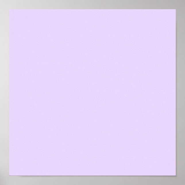 Light Lavender Poster (Front)