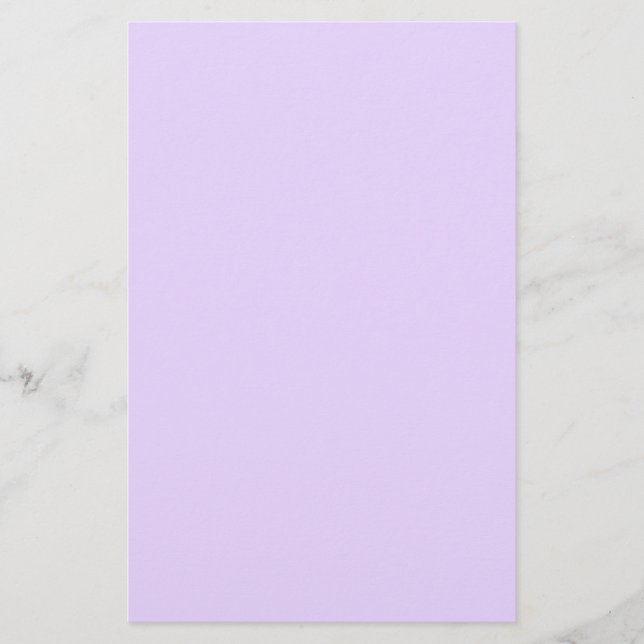 Light Lavender Stationery (Front)