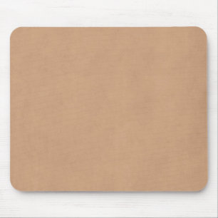 Light Leather Brown Vintage Parchment Paper Mouse Mat