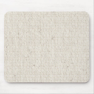 Light Linen Background Mouse Mat