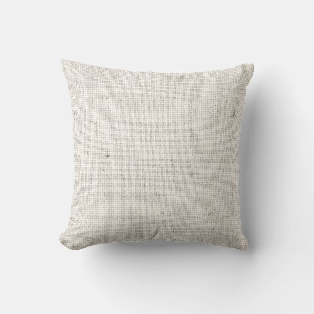 Light Linen Background Pillow (Front)