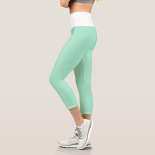 Light Mint Capri Leggings