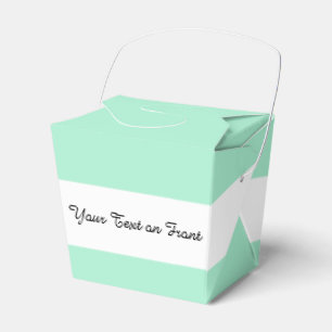 Light Mint Green High End Coloured Matching Favour Box