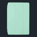 Light Mint Green High End Coloured Matching iPad Mini Cover<br><div class="desc">Custom Matching Solid Colour Light MInt Green - High End Coloured Full Colour Design Option. GraphicsByMimi© Personalise this elegant template product with your monogram, text, initial or name using the edit menu to create your own unique one of a kind item or purchase as is. Other colours and styles available...</div>