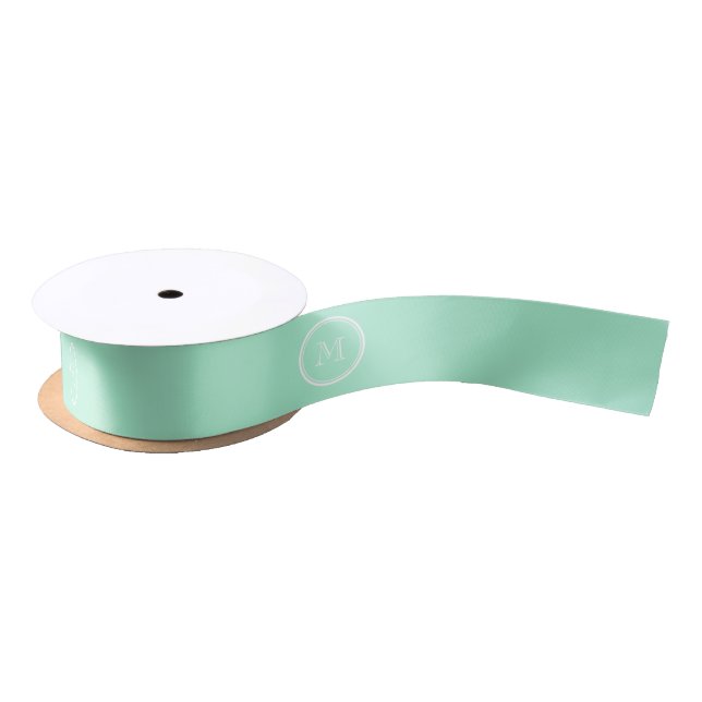 Light Mint Green High End Coloured Matching Satin Ribbon (Spool)