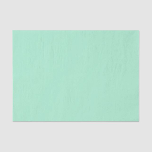 Light Mint Green High End Coloured Matching Tissue Paper (Front)