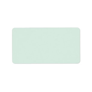 Light mint green labels,  plain solid colour blank label