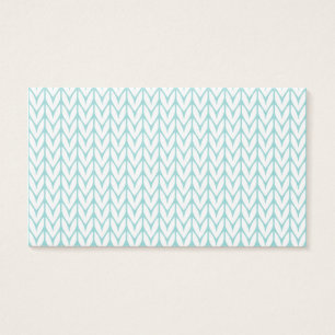 Light Mint Yarn Chevrons Knit Pattern Customisable