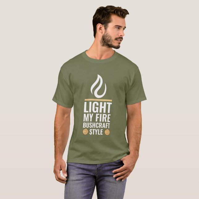 Light My Fire Bushcraft Style T-Shirt (Front Full)