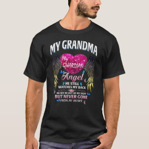 Light My Grandma My Guardian Angel He Still Watche T-Shirt