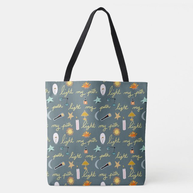 Light My Path Tote Bag (Front)