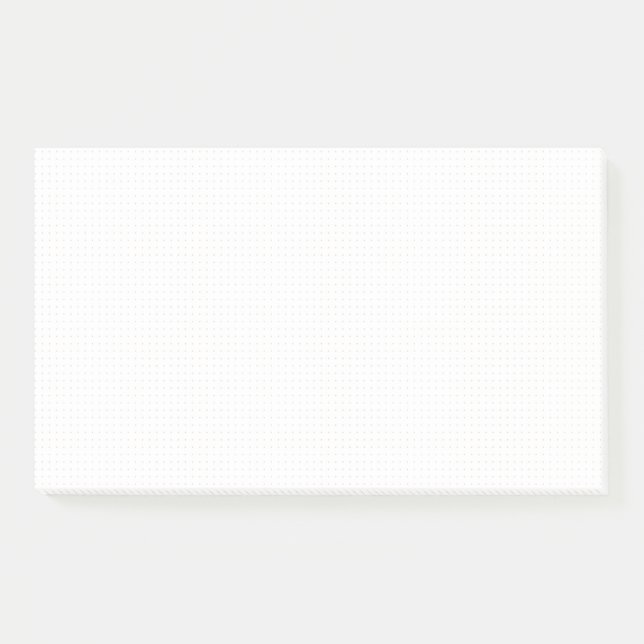 Light Neutral Peach Dot Grid Post-It Notes (Front)