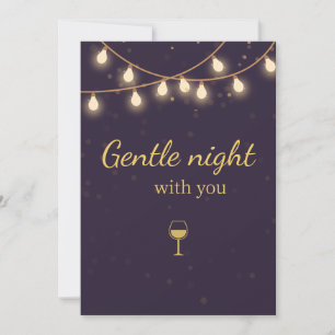 Light Night Party Invite