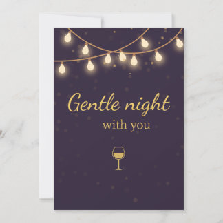Light Night Party Invite