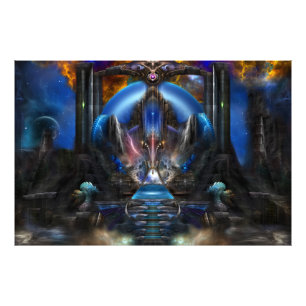 Light Of Ancient Wisdom Photo Enlargement Print