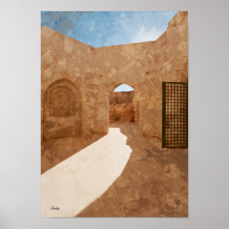 Light of Arch in Jordan Poster