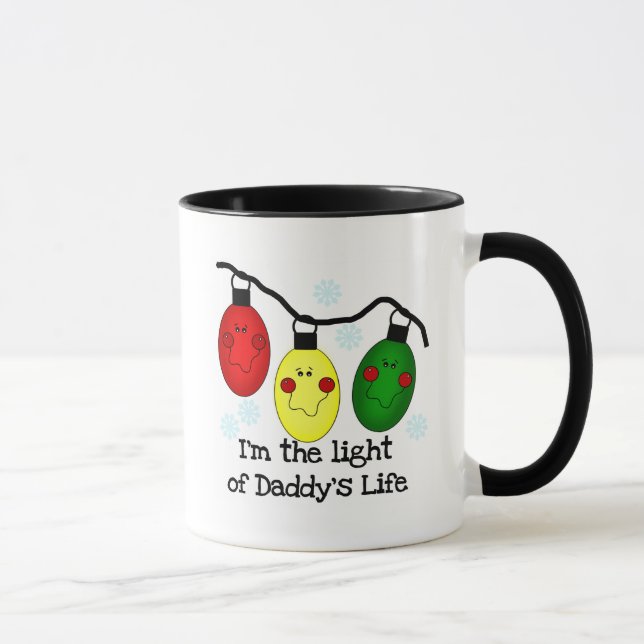 Light of Daddy's Life Holiday Tshirts and Gifts Mug (Right)