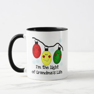 Light of Grandma's Life  Holiday Tshirts and Gifts Mug