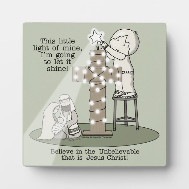 Light of Mine Plaque (Front)