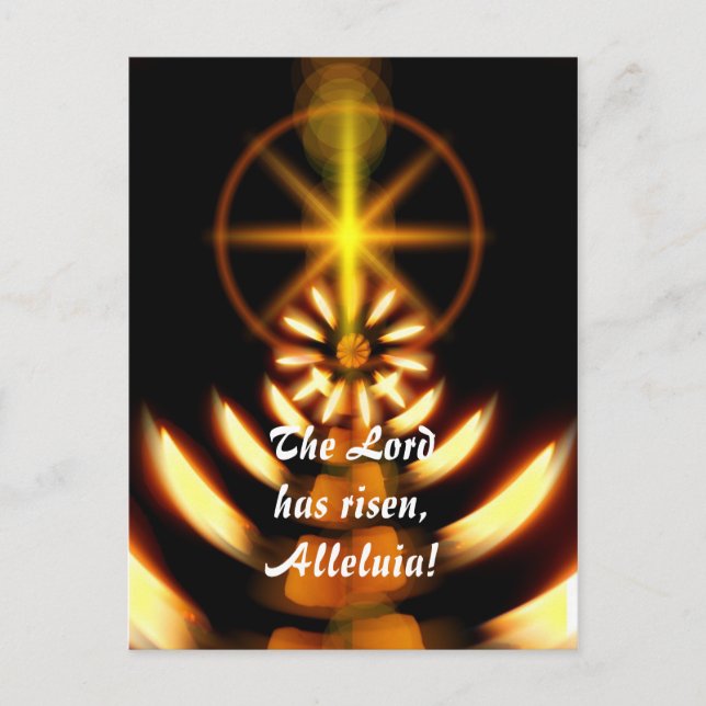 Light Of The Lord Postcard (Front)