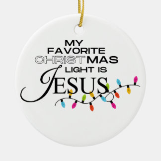 Light of the World Ceramic Tree Decoration