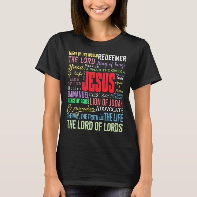 Light Of The World Jesus The Lord Redeemer T-Shirt (Front)