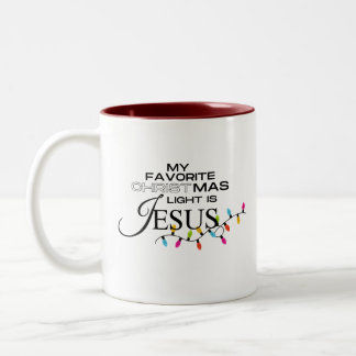 Light of the World Two-Tone Coffee Mug