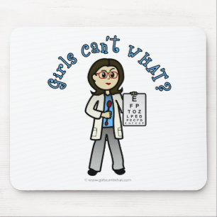 Light Optometrist Mouse Mat