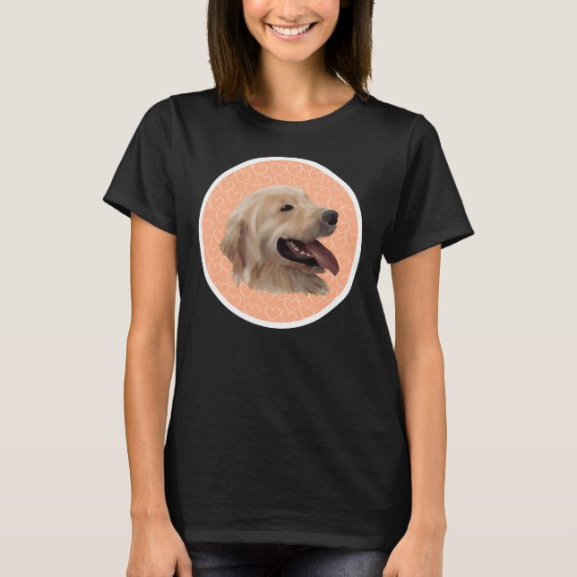 Light Orange Labrador Retriever T-Shirt (Front)