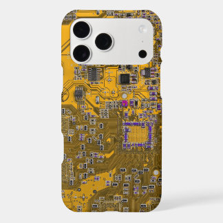Light Orange PCB Circuit Board Design for IT Pros