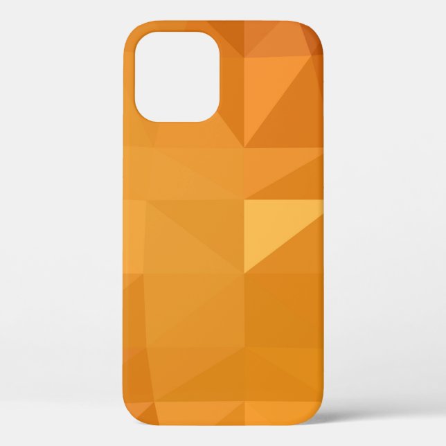 Light orange polygonal illustration, which consist Case-Mate iPhone case (Back)