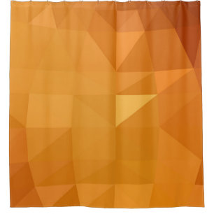 Light orange polygonal illustration, which consist shower curtain