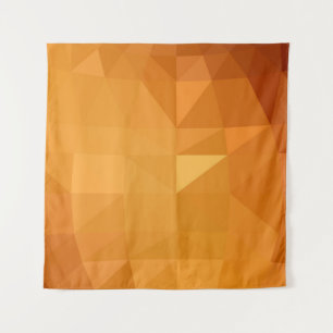 Light orange polygonal illustration, which consist tapestry